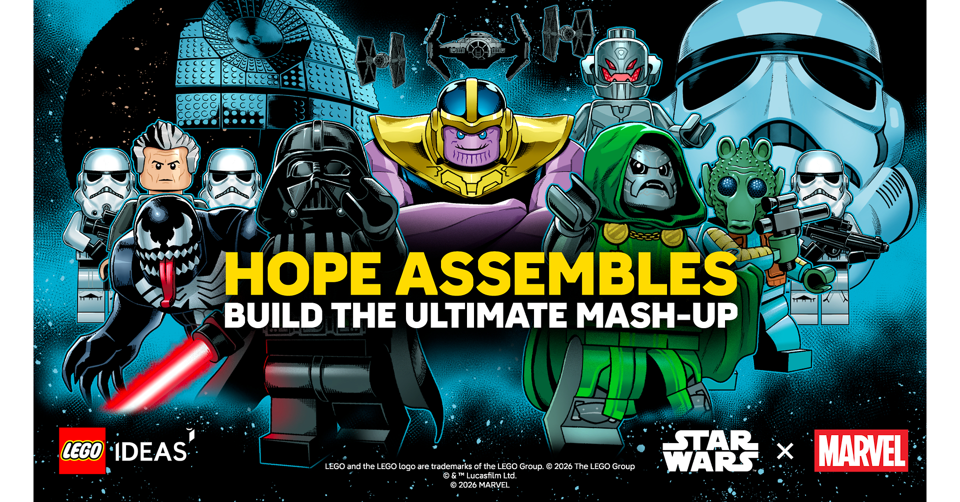 THE LEGO GROUP INVITES FANS TO MASH-UP STAR WARS™ AND MARVEL UNIVERSES FOR THE FIRST TIME EVER IN LEGO IDEAS® CHALLENGE