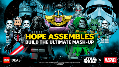 THE LEGO GROUP INVITES FANS TO MASH-UP STAR WARS™ AND MARVEL UNIVERSES FOR THE FIRST TIME EVER IN LEGO IDEAS® CHALLENGE THE LEGO GROUP INVITES FANS TO MASH-UP STAR WARS™ AND MARVEL UNIVERSES FOR THE FIRST TIME EVER IN LEGO IDEAS® CHALLENGE