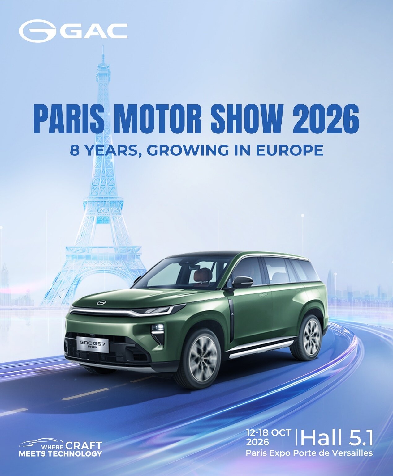 GAC stellt europäische Strategie und neue Modelle auf der Paris Motor Show vor
