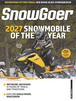 Ski-Doo MXZ X-RS 600RR E-TEC Named 2027 Snow Goer Snowmobile of the Year