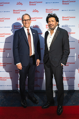 E. Anders Kolb, MD &  
Dr. Siddhartha Mukherjee at Blood Cancer United's Inaugural Night of Champions Award Ceremony