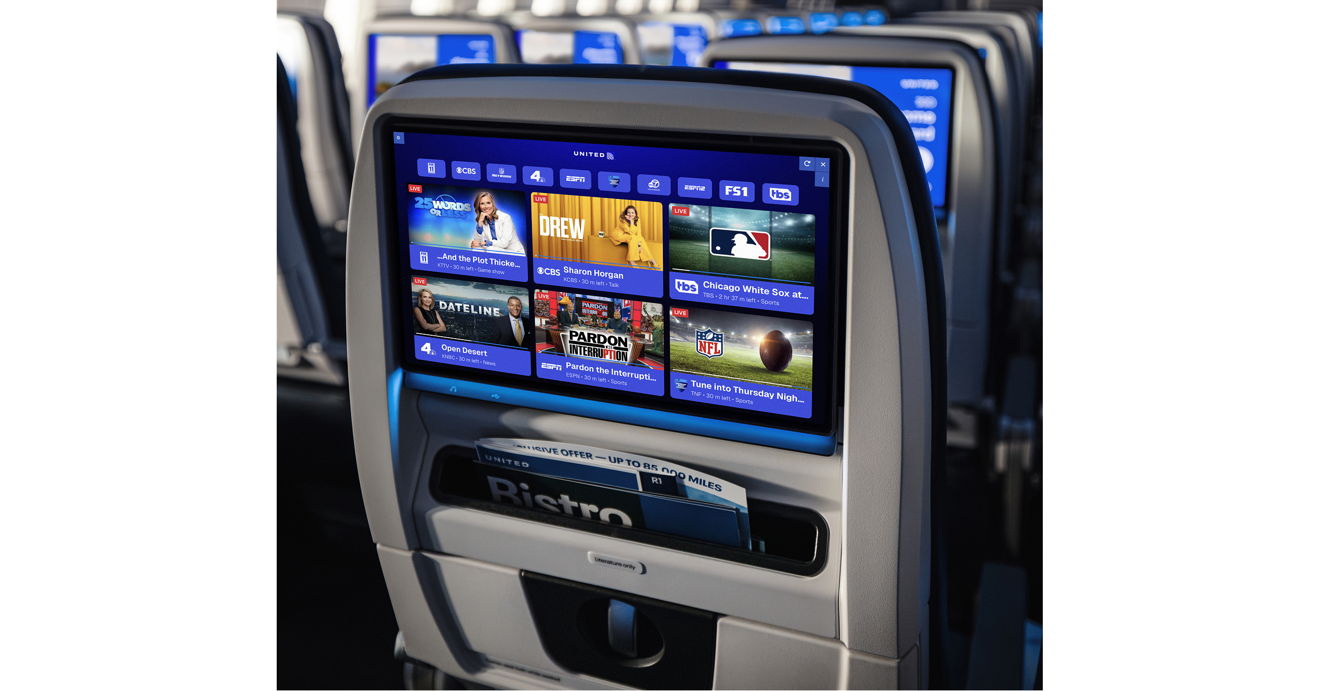 United adds playoff baseball streaming to Starlink seatback screens