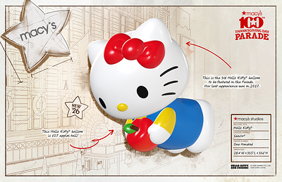 100th Macy’s Thanksgiving Day Parade Welcomes Hello Kitty® with Brand New Balloon and Exclusive Product Collection