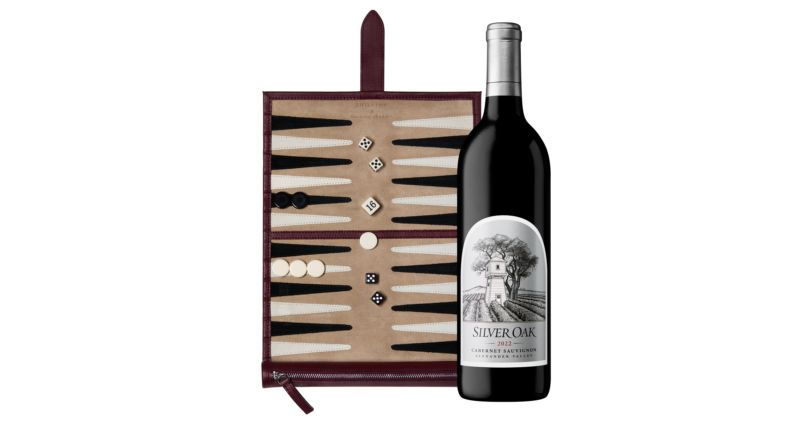 SILVER OAK AND THROWING DOUBLES UNVEIL LIMITED-EDITION BACKGAMMON SET FOR THE HOLIDAYS