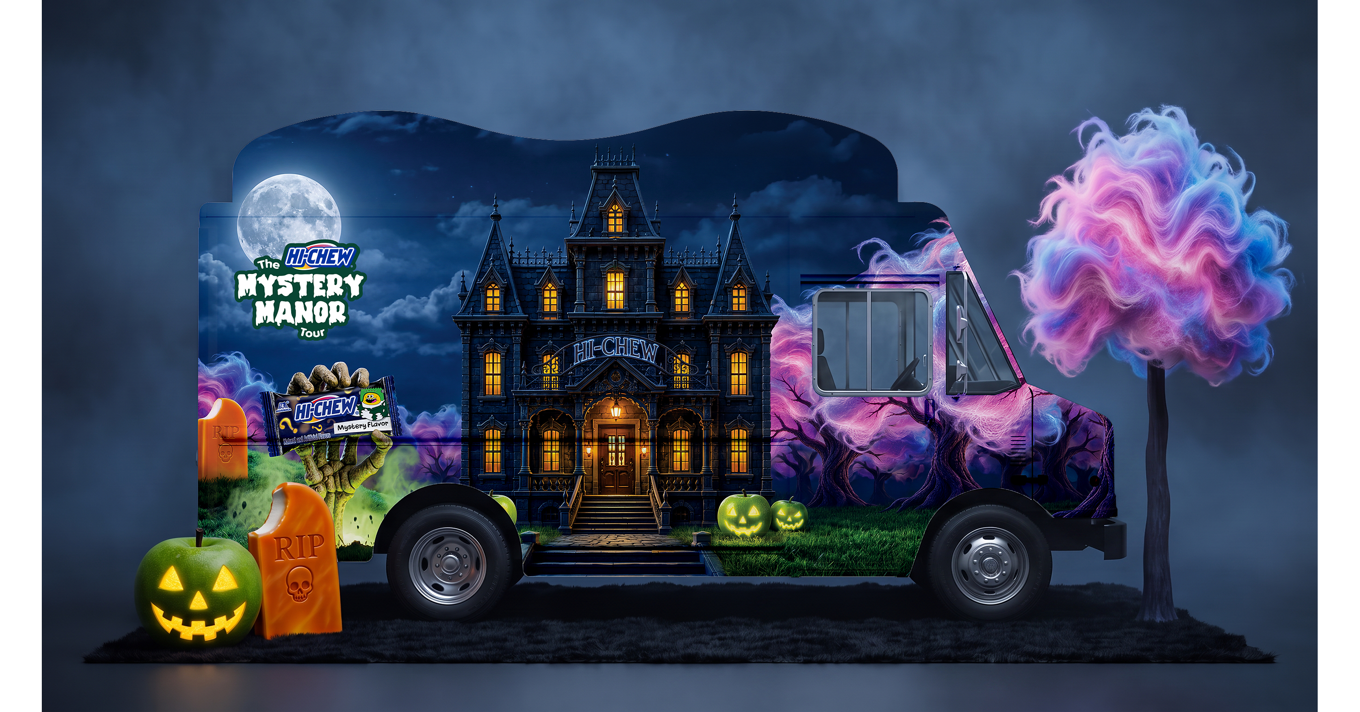 HI-CHEW® Hits the Road with the Mystery Manor Tour: The Ultimate Halloween Truck-or-Treat Adventure