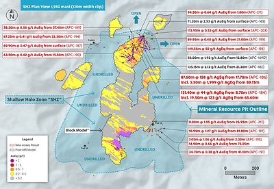Collective Mining Discovers Shallow High-Grade Silver-Tungsten Mineralization in Northern Apollo, Drilling 5.50m at 1,283 g/t Silver, 0.83% WO₃, 0.57% Copper and 0.17 g/t Gold from 89.15m