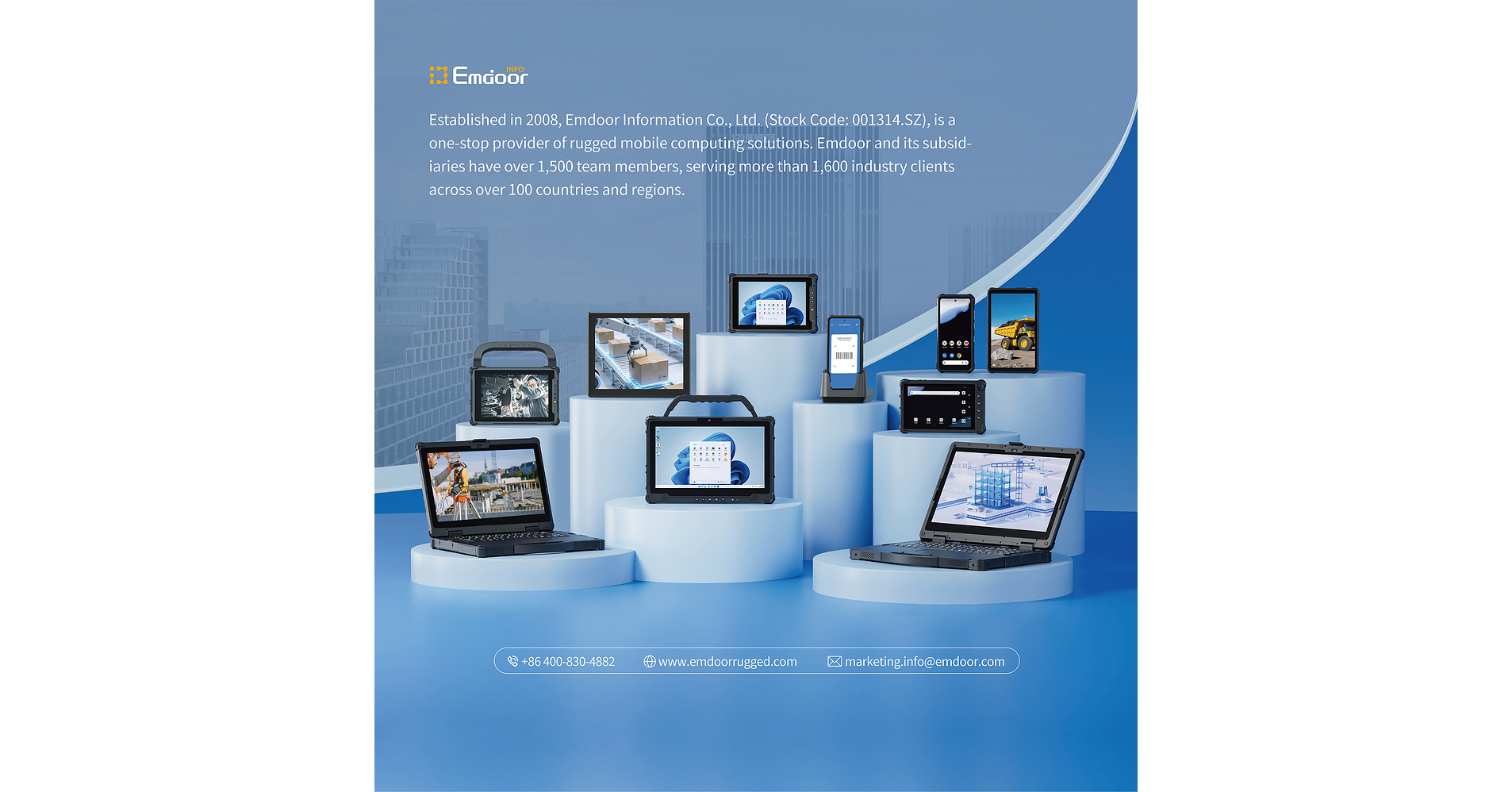 Emdoor Information Marks 18 Years of Rugged Computing Excellence with Vertically Integrated Capabilities