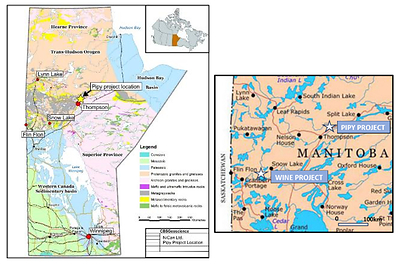 Figure 8: NiCAN’s Project Locations in Manitoba, Canada