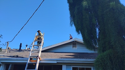 Pacific West Roofing Crew at Work