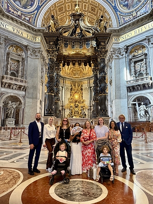 SAFE Structure Designs Supports Zo’s Bravehearts Foundation, Helping Three Children With Leukemia Travel to Rome to Meet the Pope