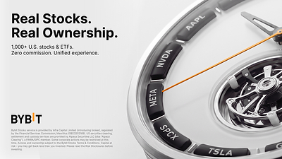 Bybit Supports Stocks Trading, Giving Eligible Global Users Access to 1,000+ U.S. Stocks and ETFs