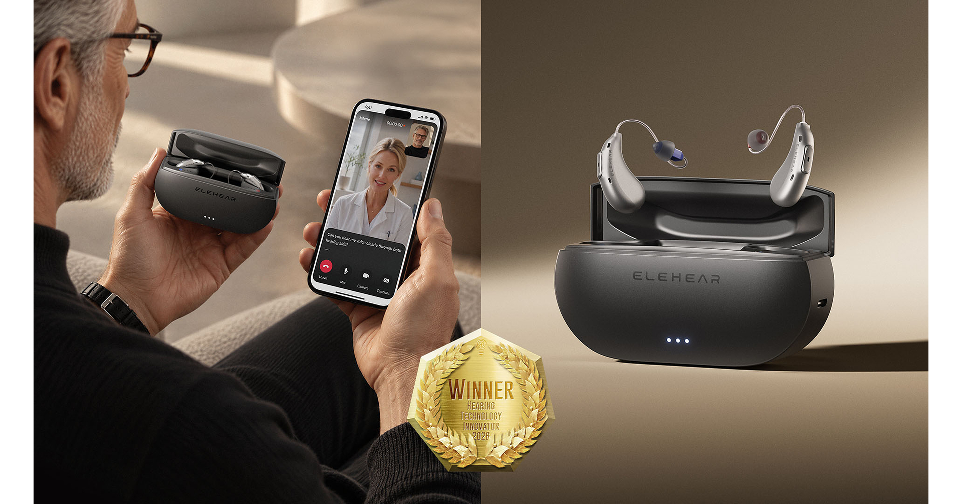 ELEHEAR Earns Two 2026 Hearing Technology Innovator Awards™ from Hearing Health & Technology Matters