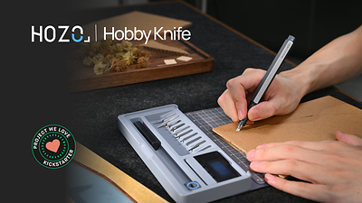HOZO Hobby Knife: A Maker's Workspace That Unfolds Anywhere, Launches on Kickstarter