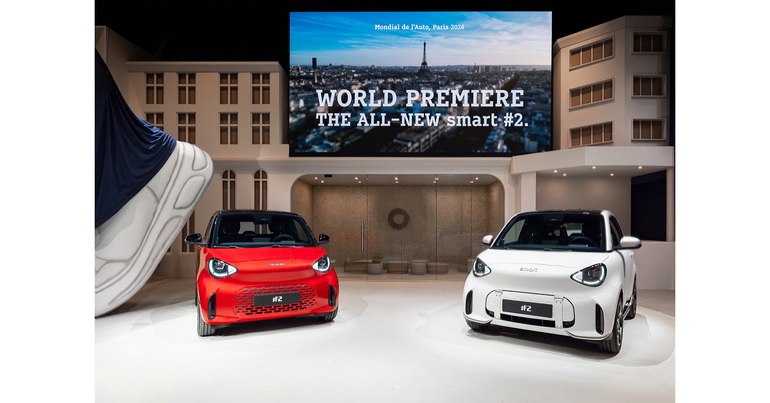 IT'S BACK. THAT'S BIG. The All-Electric smart #2 Makes Its World Premiere at the Paris Motor Show