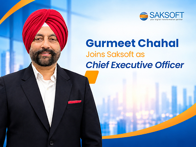 Gurmeet Chahal Joins Saksoft as Chief Executive Officer