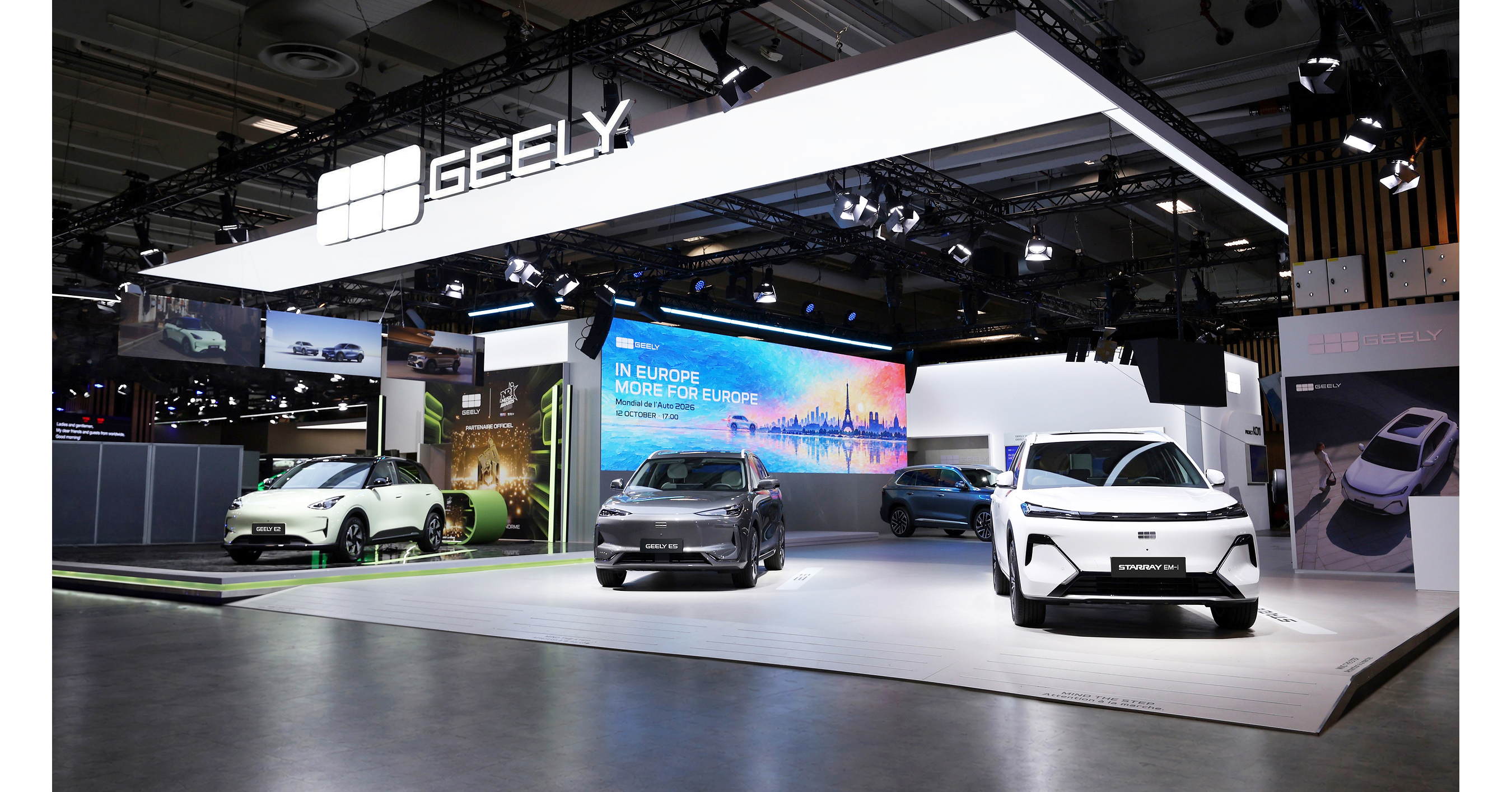 Geely Auto Group feiert ihr Debüt auf dem Pariser Autosalon mit Geely Auto, Lynk & Co und Zeekr