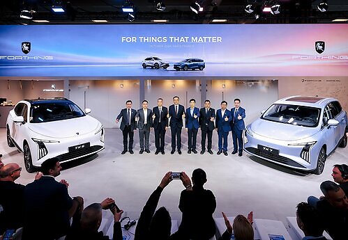 FORTHING's TK series makes its debut at the Paris Motor Show 2026 This image opens in the lightbox