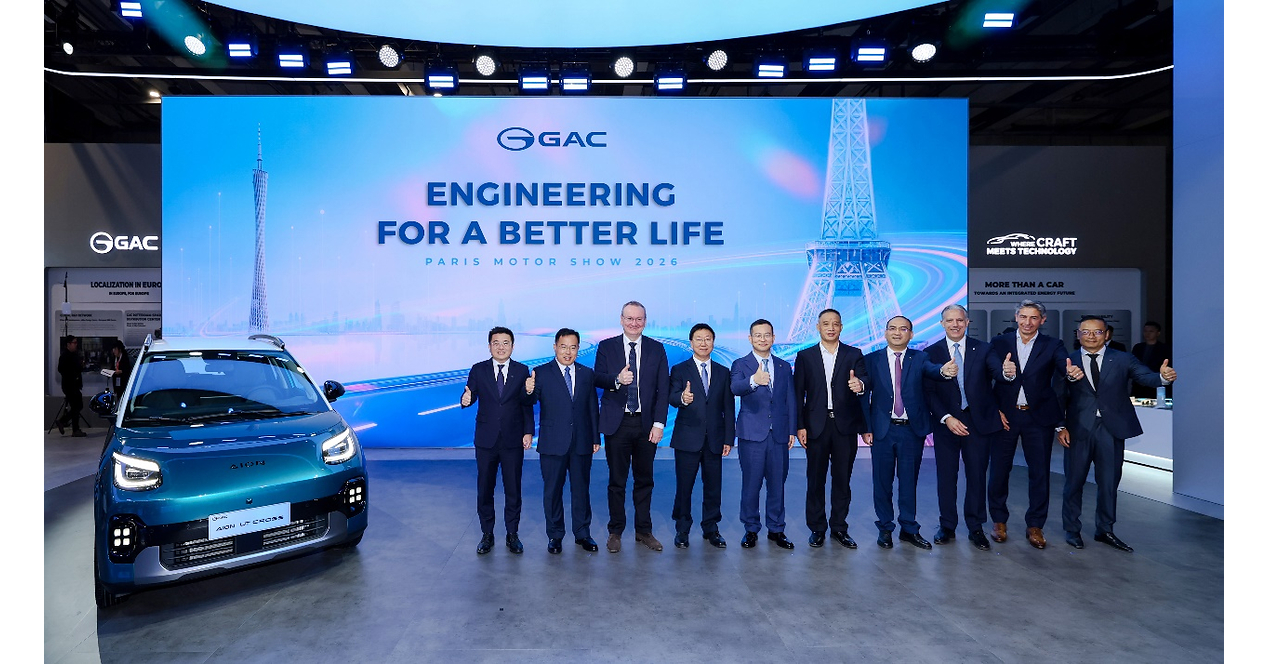 GAC Unveils New Brand, Services and Products at 2026 Paris Motor Show, Marking a New Chapter in Full-Chain Localization in Europe
