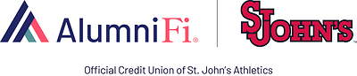 AlumniFi x St. John's logos AlumniFi x St. John's logos