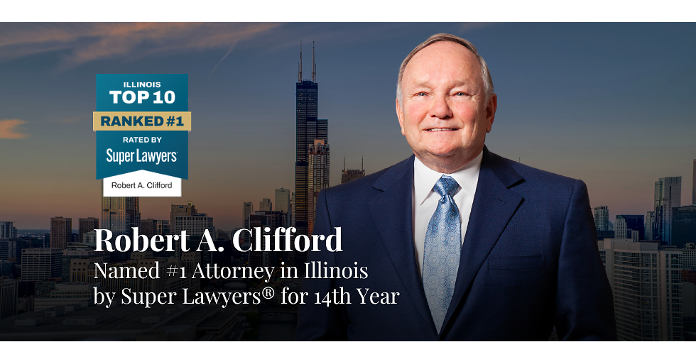 Robert Clifford Ranked #1 in Illinois by Super Lawyers