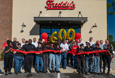 Freddy’s Frozen Custard & Steakburgers Opens 600th Restaurant.