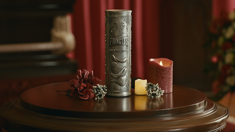 PRINGLES® DARES DIE-HARD FANS TO PROVE THEIR LOVE FOR A CHANCE TO WIN A ONE-OF-A-KIND CAN-SHAPED URN AND AN "AFTERLIFETIME" SUPPLY OF PRINGLES