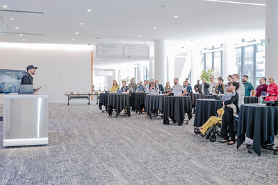 Beltways’ invite-only unveiling at Cincinnati’s First Financial Center drew a strong turnout of government officials, investors, partners, reporters, employees, and families to celebrate the debut of America’s first Accelerator.