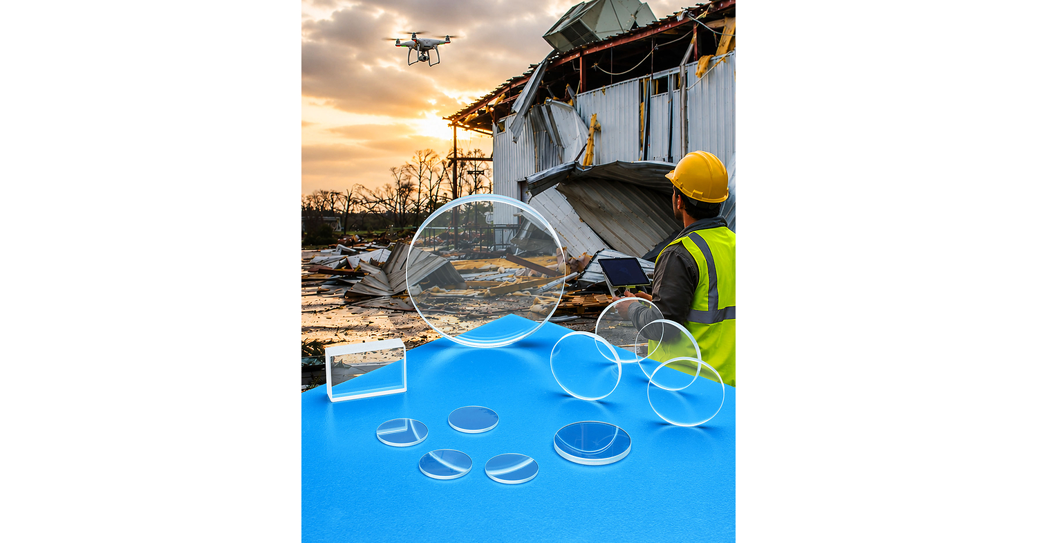 SAPPHIRE WINDOWS PROTECT DRONE CAMERAS FROM HEAT & DEBRIS