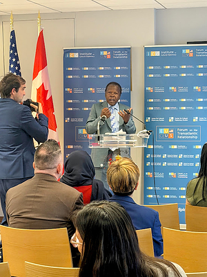 DIPLOMAGACY : Morgan State University Professor Launches a New Concept Characterizing President Trump's Withdrawal Diplomacy During a Forum at the United Nations