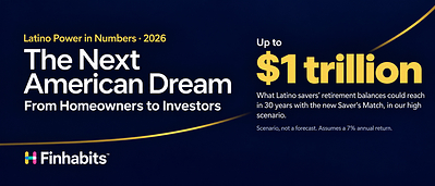 2027 Saver's Match Could Accelerate Latino Participation in <em>Retirement</em> Investing, Finhabits Report Finds