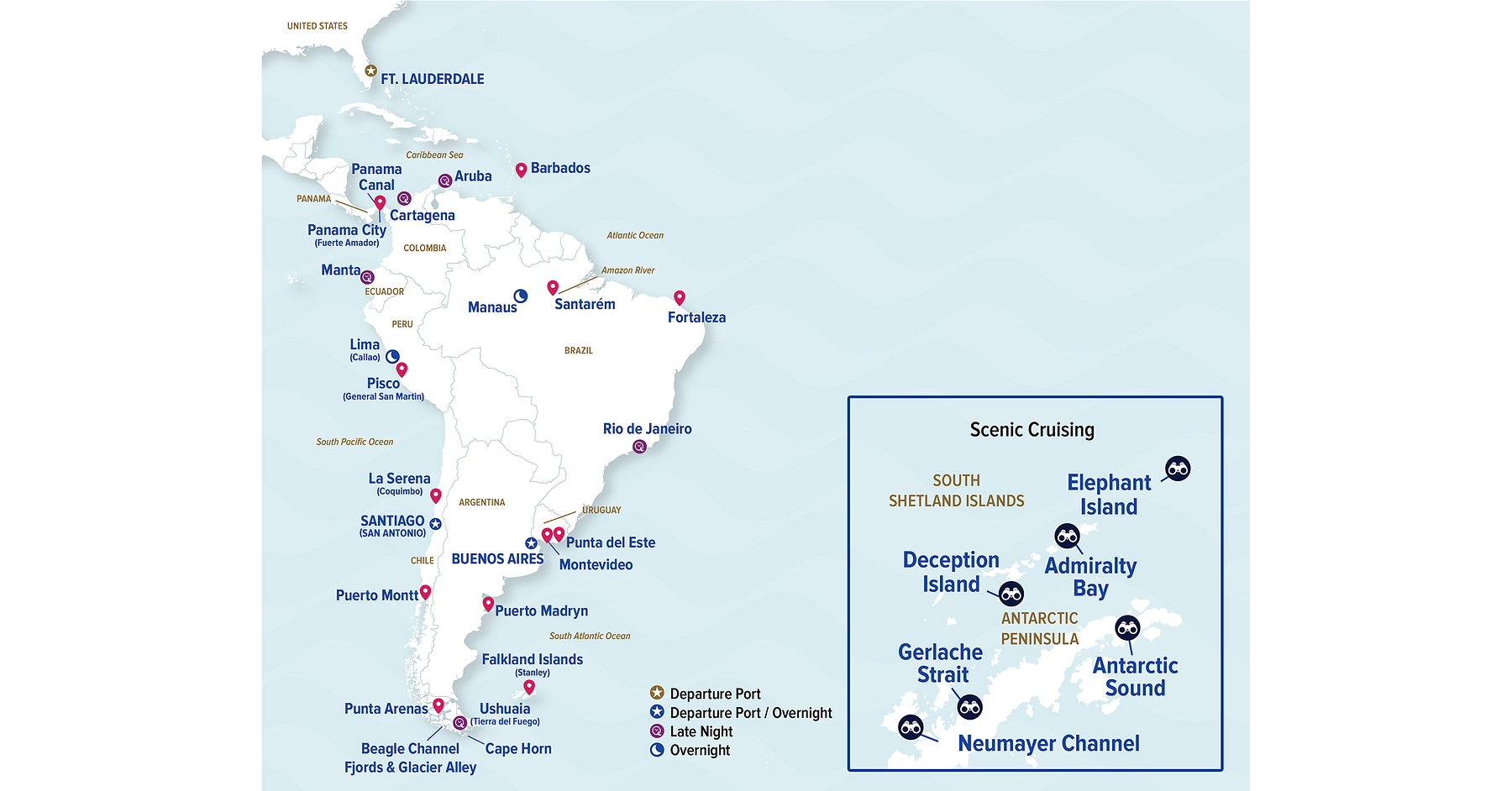 Princess Cruises Unveils Expansive 2028-2029 Americas Season with Return to the Amazon