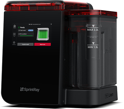 SprintRay NanoWash, an automated washing system designed to streamline post-processing of dental 3D printed applications.