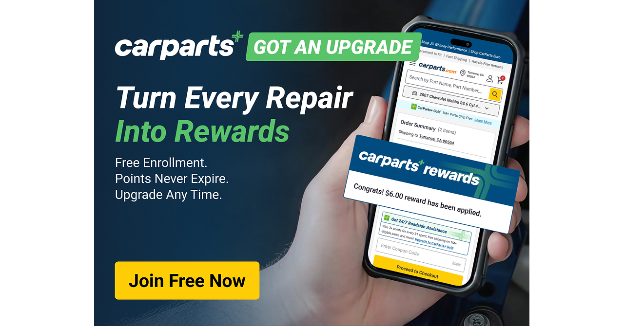 CarParts.com Launches CarParts+ Rewards, Its First Points-Based Loyalty Program