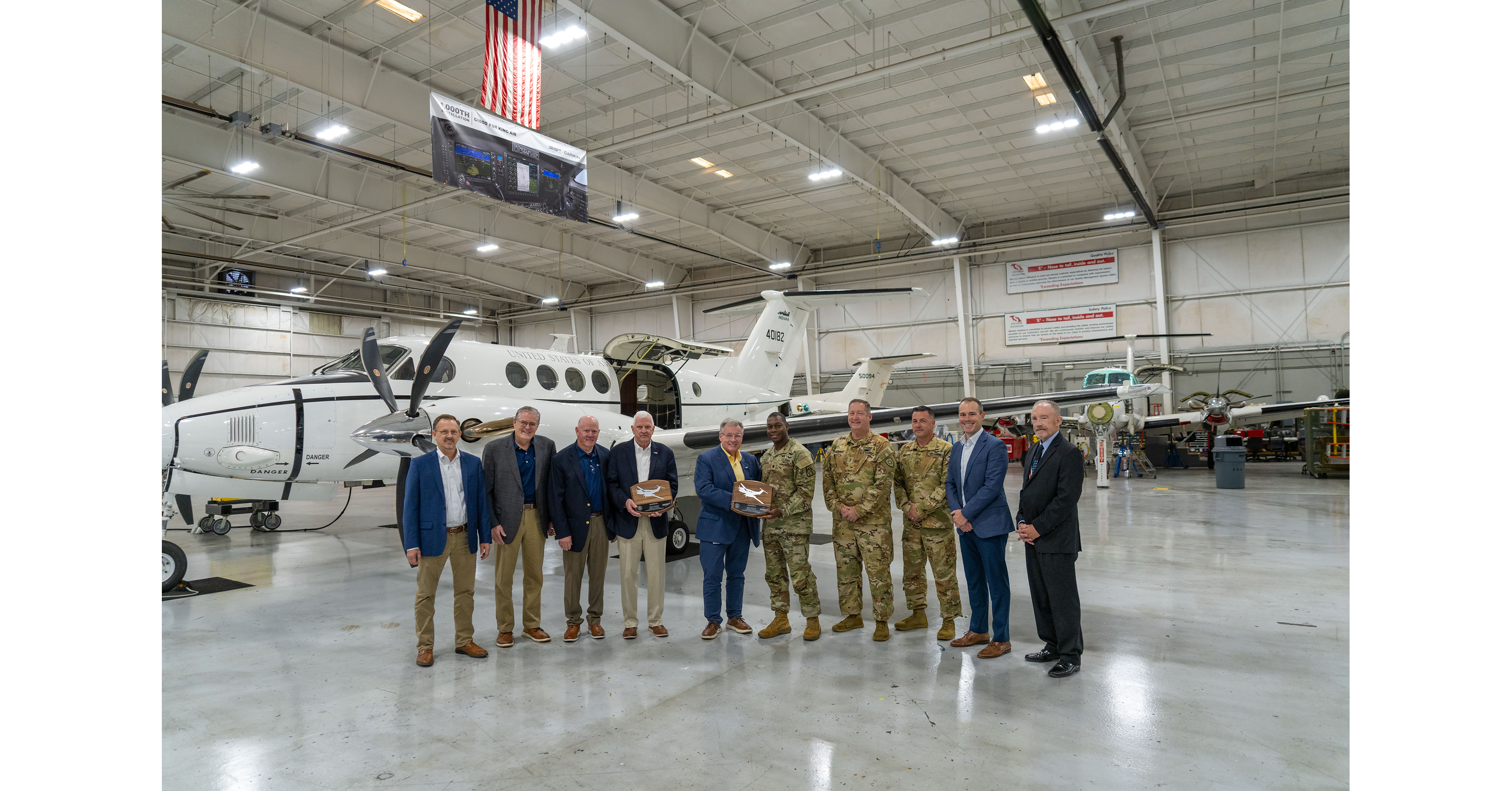 Garmin marks 1,000th King Air retrofit with G1000 integrated flight deck delivered to the U.S. Army