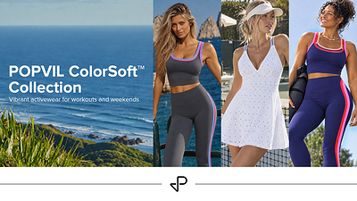 Fast-Growing DTC Brand POPVIL Launches ColorSoft™ Activewear Collection