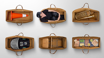 At three feet wide with a 170-liter capacity, Chipotle’s Big Ass Chipotle Bag is large enough to fit everything from a trumpet and traffic cone to a Chipotle chair. At three feet wide with a 170-liter capacity, Chipotle’s Big Ass Chipotle Bag is large enough to fit everything from a trumpet and traffic cone to a Chipotle chair.