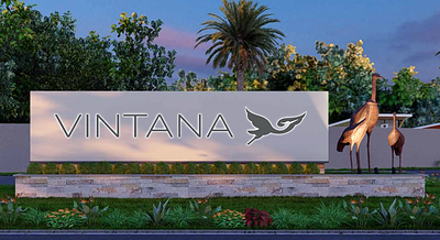 Vintana Sand Hill Crane Entrance