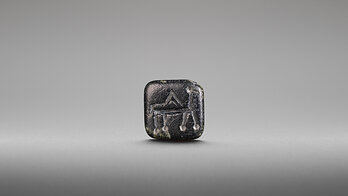 Camel Stamp seal. Credit line: Department of Culture and Tourism - Abu Dhabi,
Zayed National Museum Collection This image opens in the lightbox