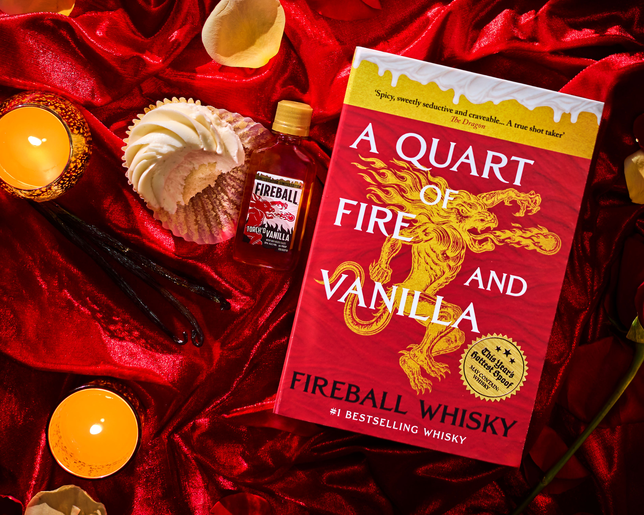 FIREBALL CELEBRATES NEW TORCH'D VANILLA FLAVOR WITH ITS OWN SPICY ROMANTASY BOOK…THAT ALSO STASHES WHISKY
