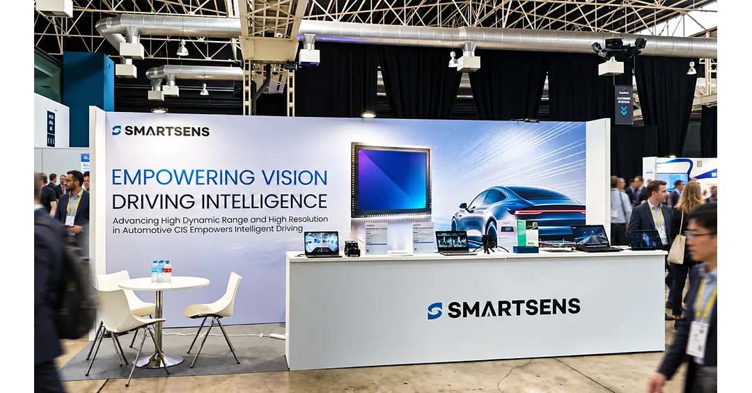 SmartSens présente sa gamme de solutions de détection par vision artificielle pour l'automobile lors du salon AutoSens Europe 2026