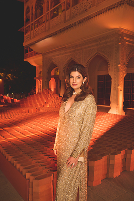 Twinkle Khanna at the Unveiling of Passing the Light installation for Bvlgari