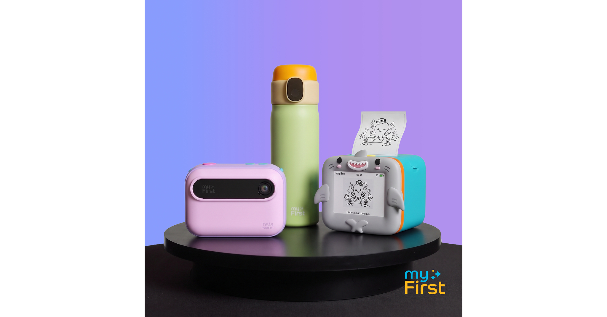 myFirst Unveils Insta magiCam, Insta magiBox, and CareSip, Leading a New Lineup Designed for Growing Minds