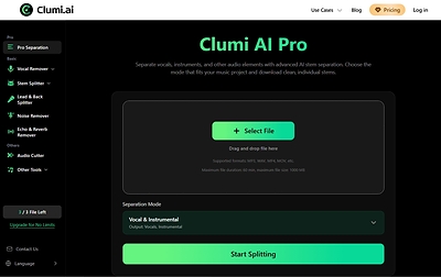 Clumi AI Pro Stem Separation