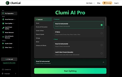 Clumi AI Pro offers 30+ Specialized AI Modes