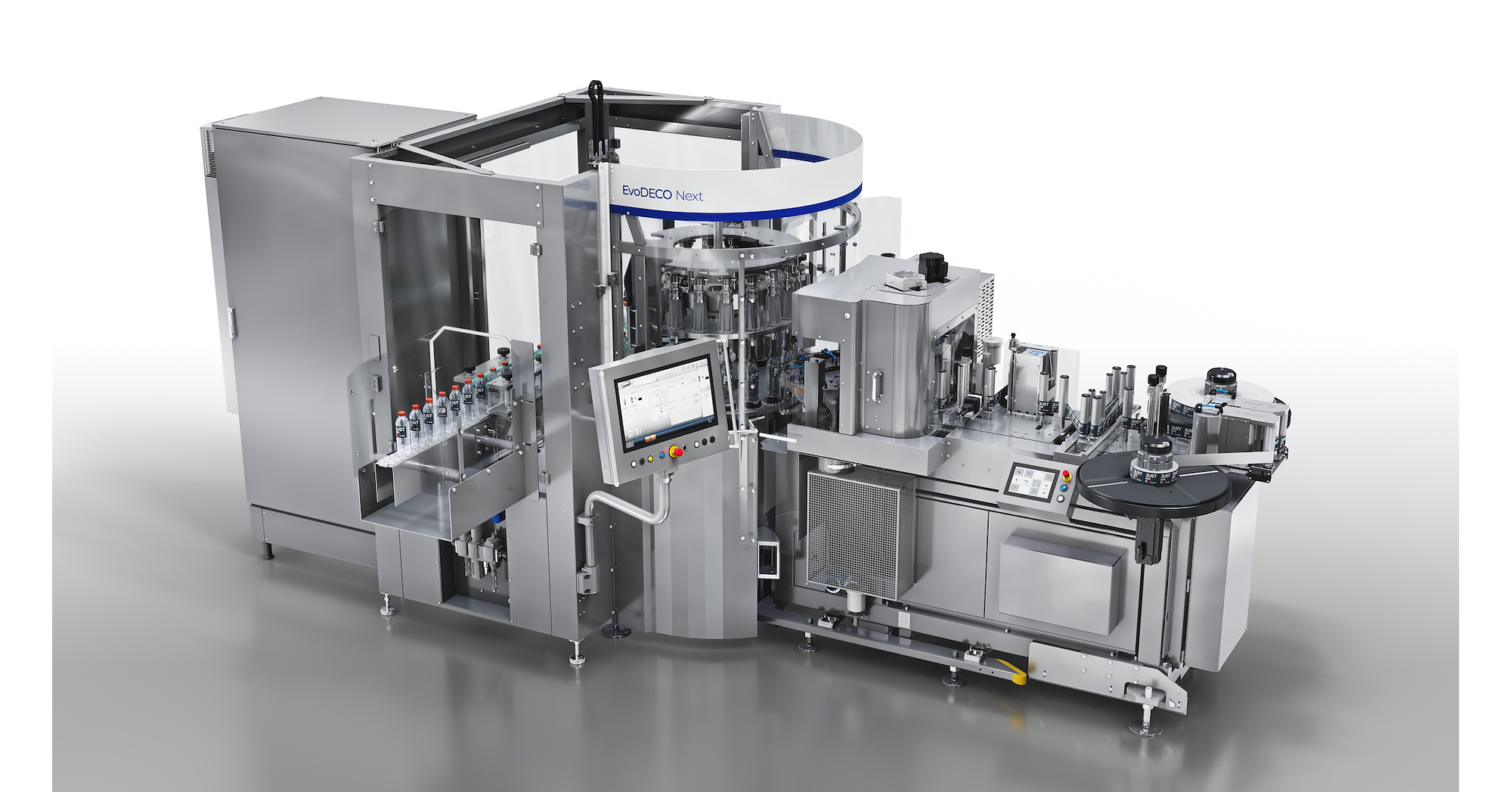 EvoDECO® Next: Sidel brings new freedom and material efficiency to roll-fed labelling
