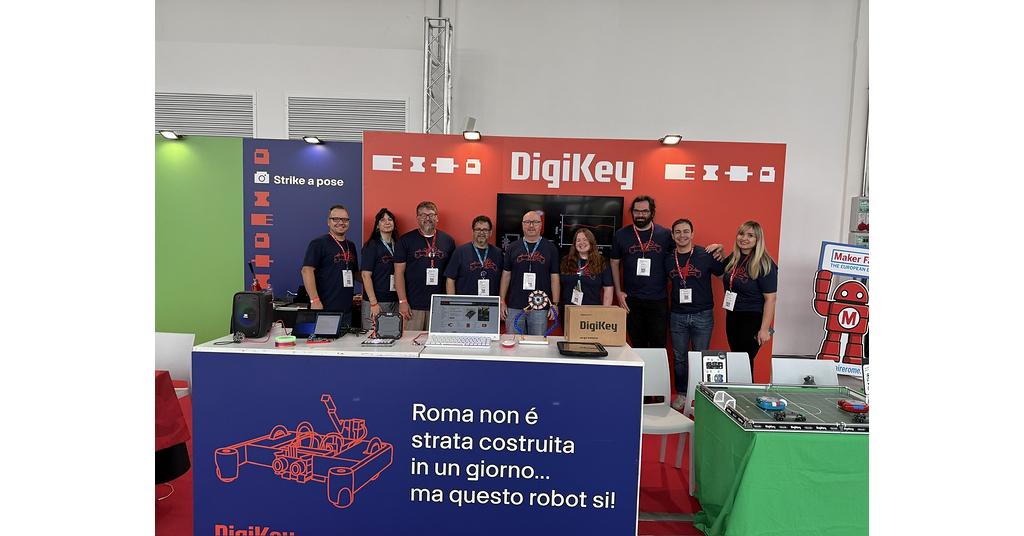 DigiKey to Highlight New Technology and Exciting Builds at Maker Faire Rome 2026