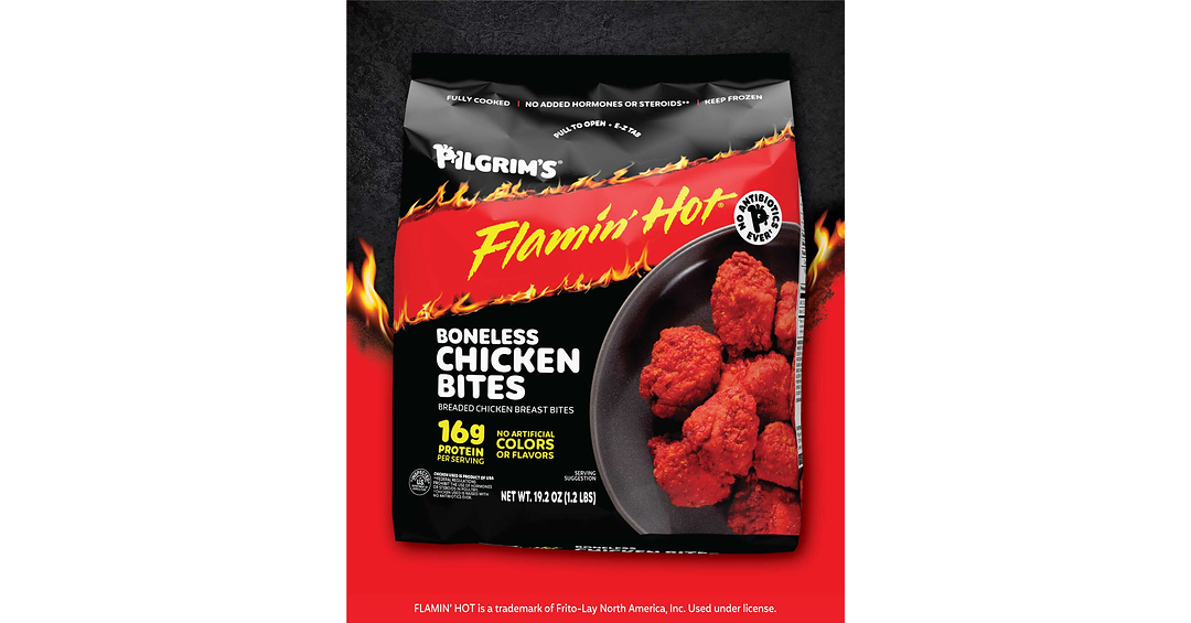 Pilgrim's® Brings New FLAMIN' HOT® Chicken Tenders and Bites to the Freezer Aisle