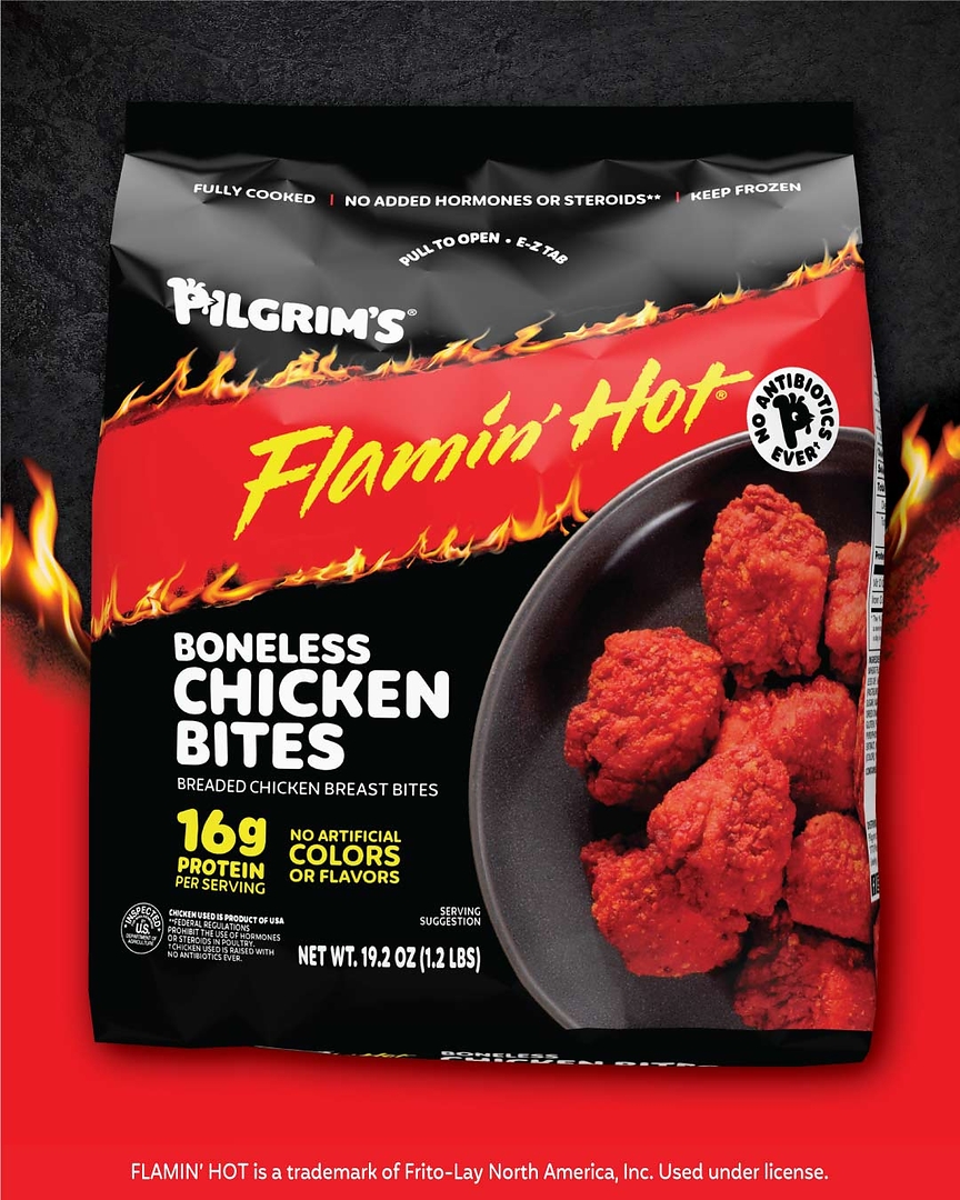 Pilgrim's® Brings New FLAMIN' HOT® Chicken Tenders and Bites to the Freezer Aisle