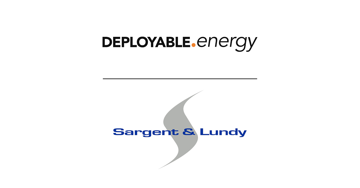 Sargent & Lundy to Provide Engineering and Licensing Support for Deployable Energy's Unity-1 Microreactor
