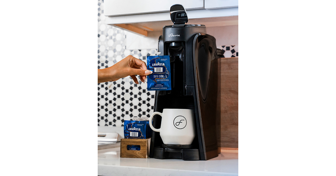 Flavia Brings Iconic Lavazza Super Crema Freshpacks to the Modern Workplace